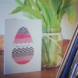Washi Tape Easter Egg Card
